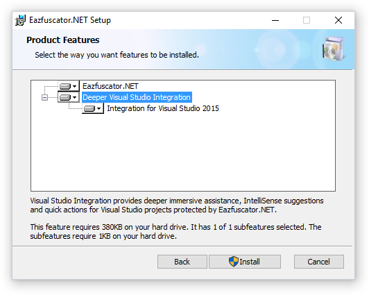 Eazfuscator.NET Visual Studio Integration Setup
